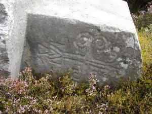 illyrian burial stone near Komarna