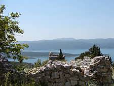 view from Smrdan Grad to Peljesac
